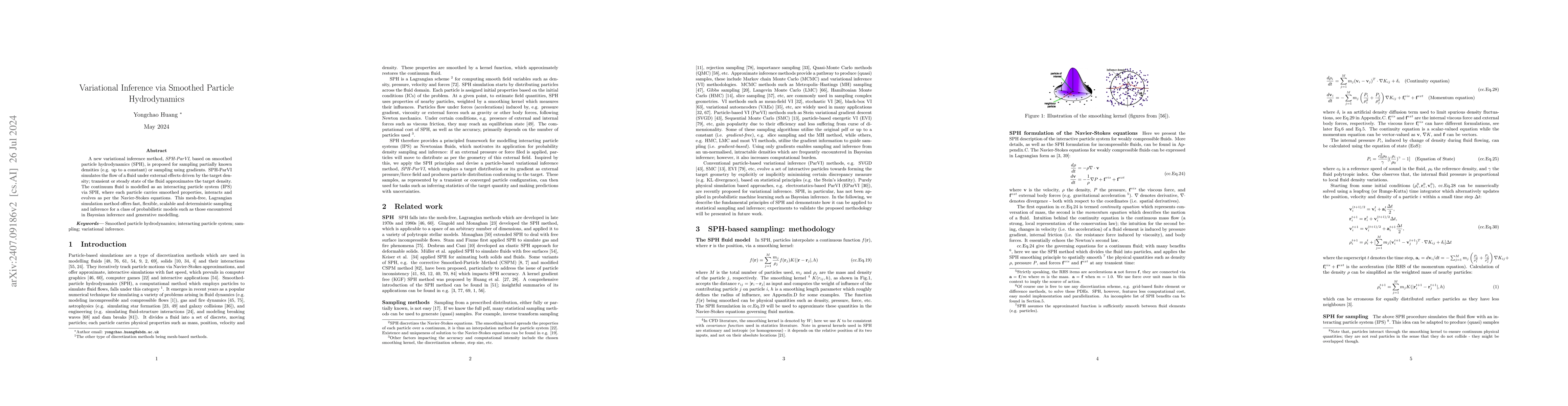Thumbnail for Variational Inference via Smoothed Particle Hydrodynamics