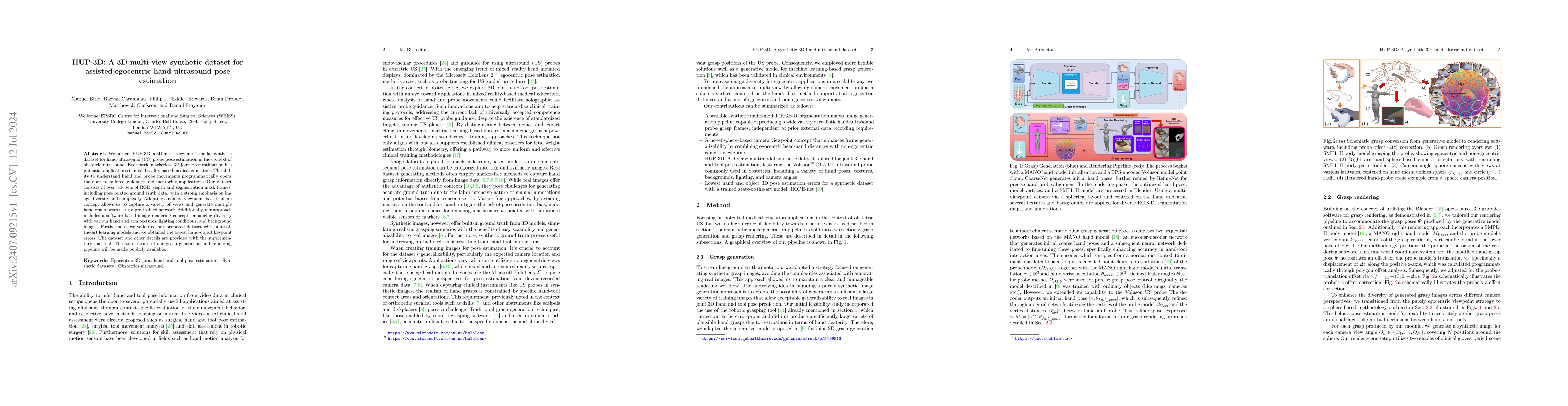 Thumbnail for HUP-3D: A 3D multi-view synthetic dataset for assisted-egocentric
  hand-ultrasound pose estimation