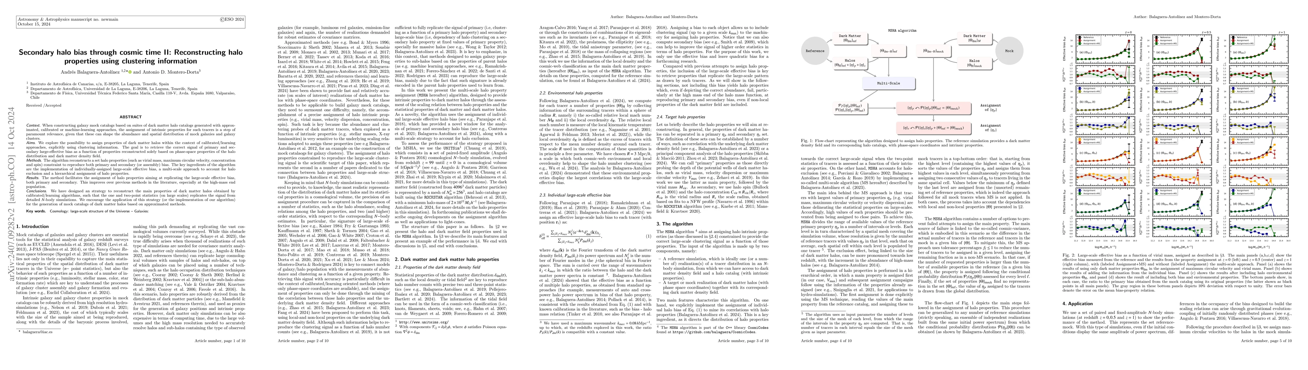 Thumbnail for Secondary halo bias through cosmic time II: Reconstructing halo
  properties using clustering information