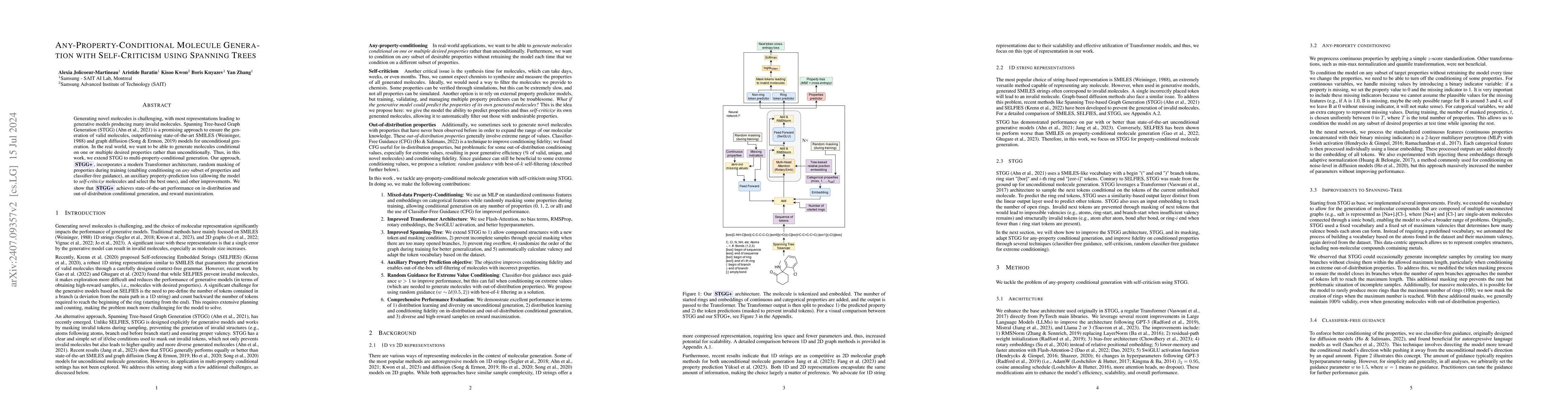 Thumbnail for Any-Property-Conditional Molecule Generation with Self-Criticism using
  Spanning Trees