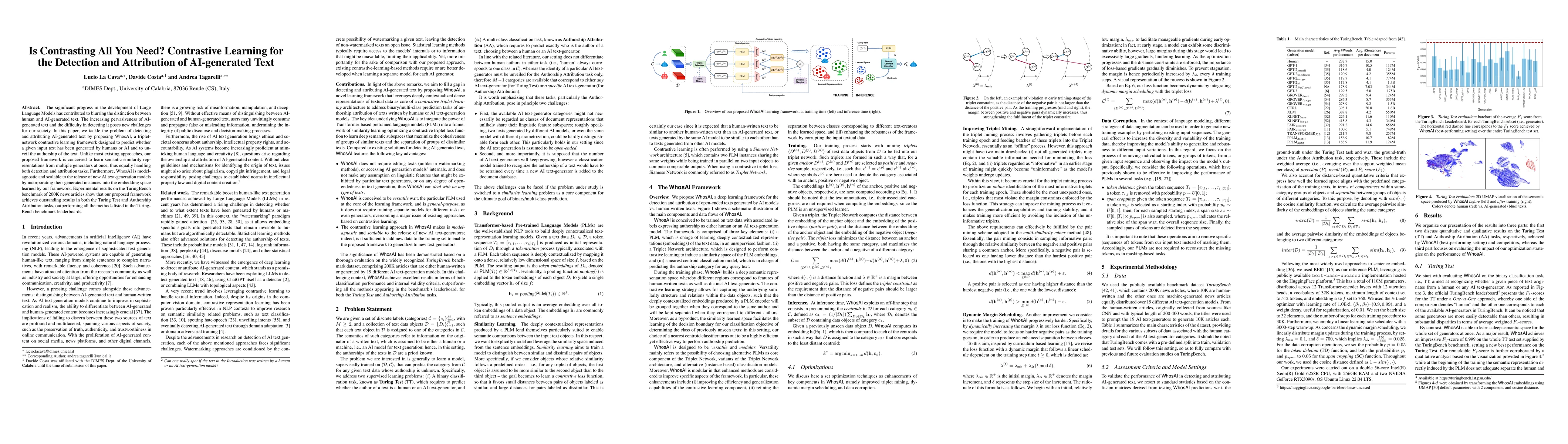 Thumbnail for Is Contrasting All You Need? Contrastive Learning for the Detection and
  Attribution of AI-generated Text