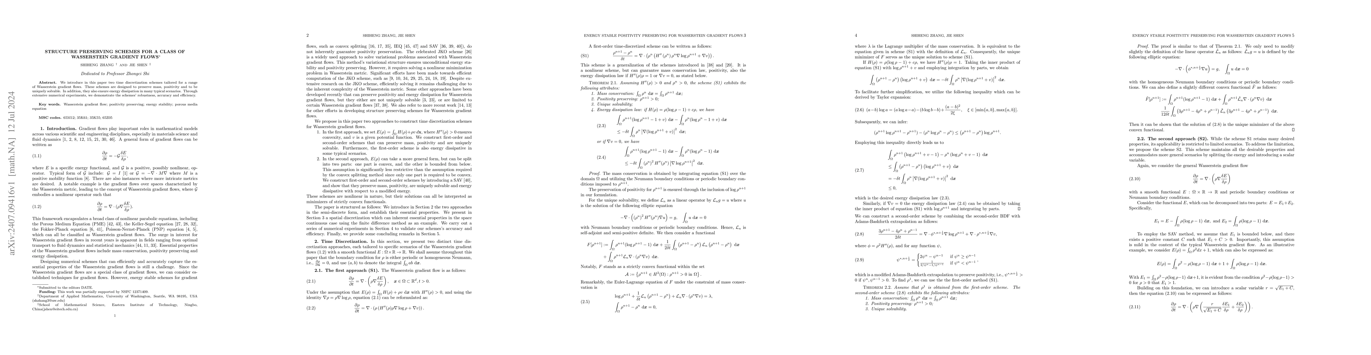 Thumbnail for Structure preserving schemes for a class of Wasserstein gradient flows