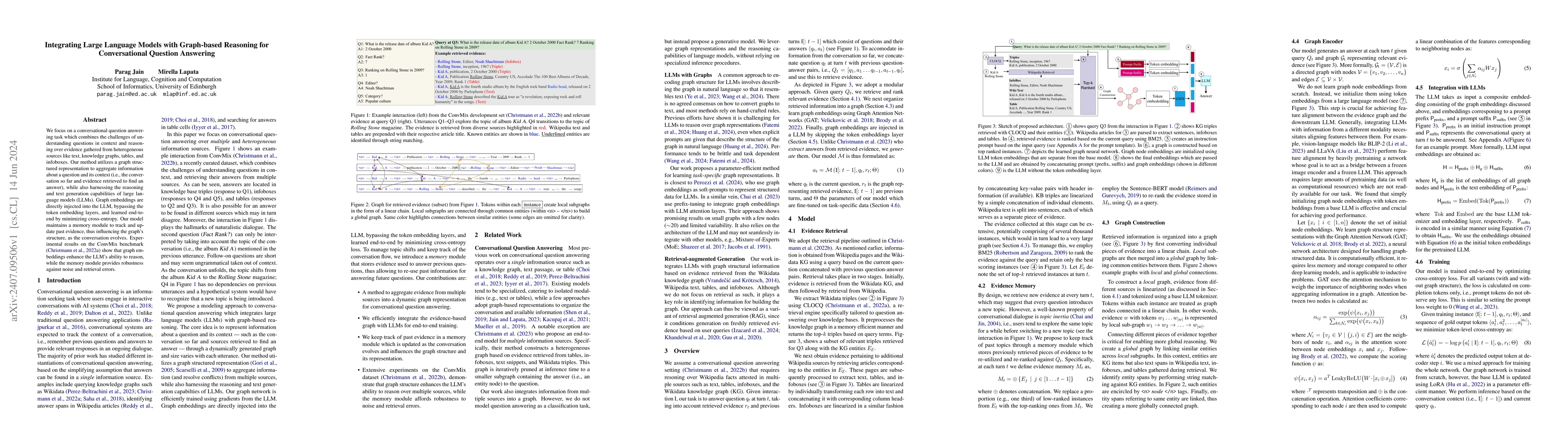 Thumbnail for Integrating Large Language Models with Graph-based Reasoning for
  Conversational Question Answering