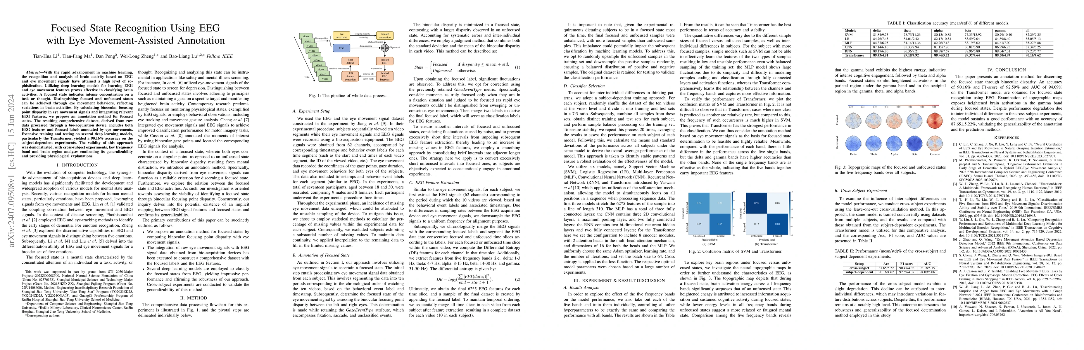 Thumbnail for Focused State Recognition Using EEG with Eye Movement-Assisted
  Annotation