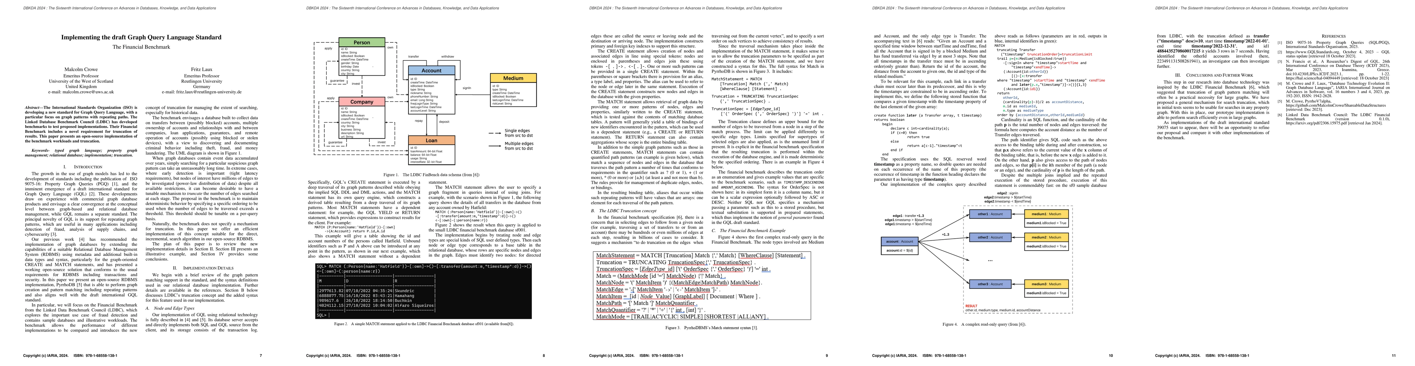 Thumbnail for Implementing the draft Graph Query Language Standard