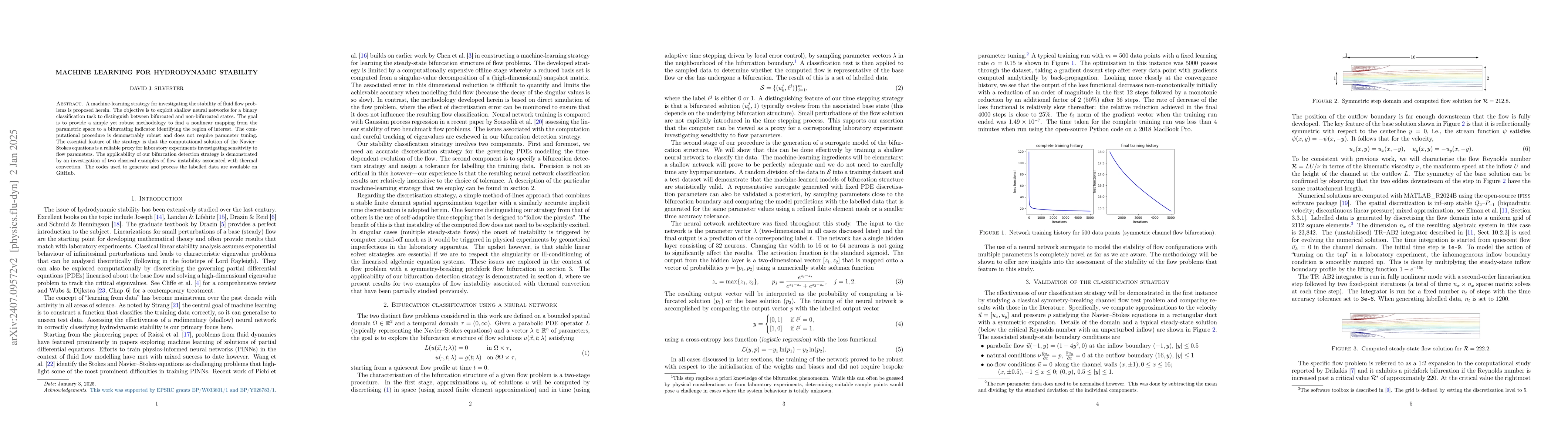Thumbnail for Machine learning for hydrodynamic stability