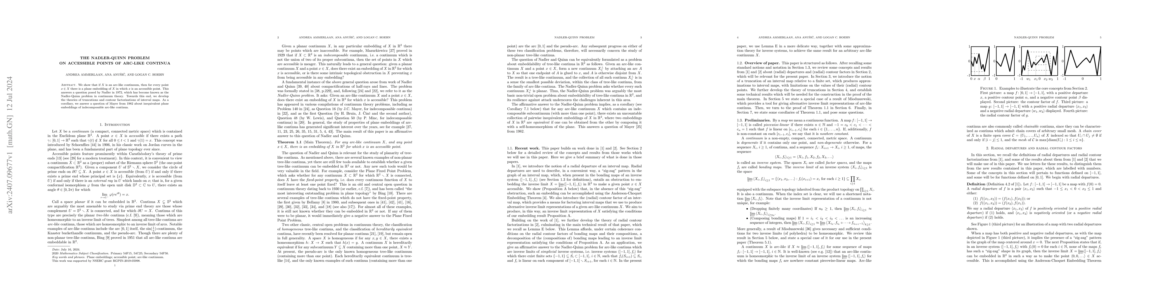 Thumbnail for The Nadler-Quinn problem on accessible points of arc-like continua