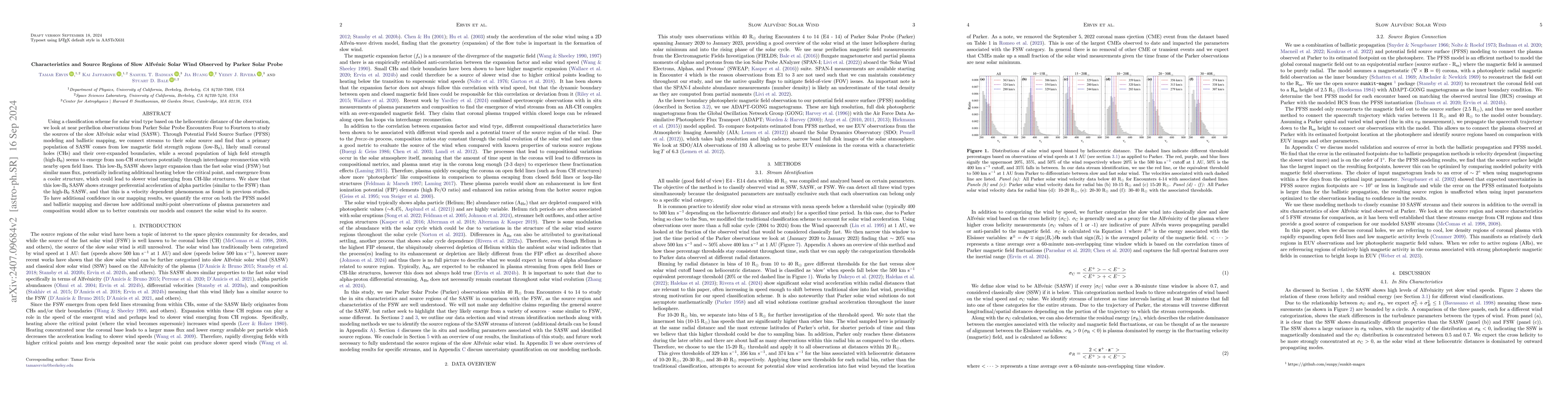 Thumbnail for Characteristics and Source Regions of Slow Alfvenic Solar Wind Observed
  by Parker Solar Probe