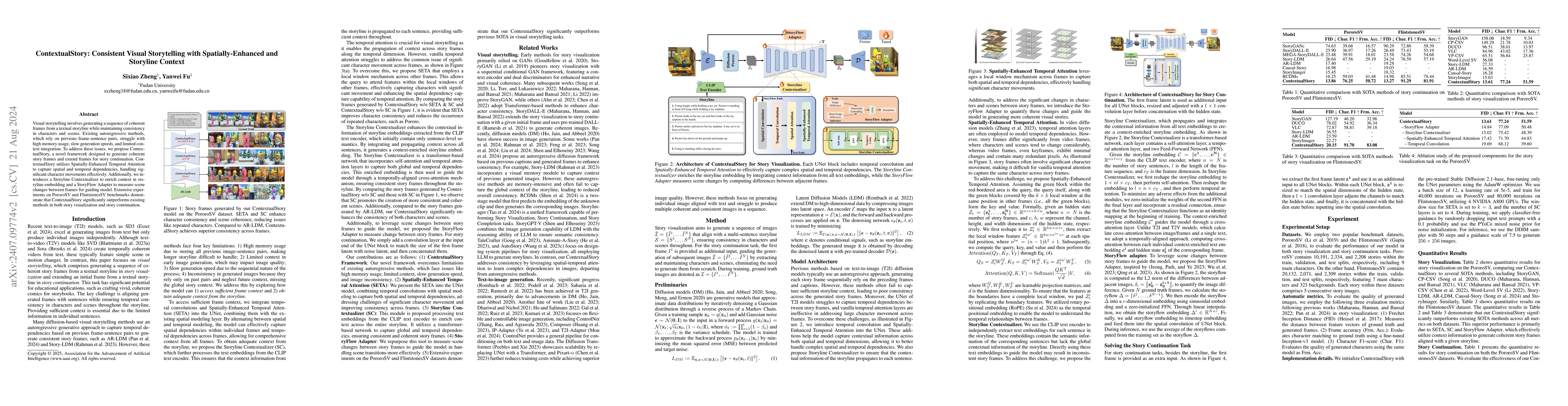 Thumbnail for TemporalStory: Enhancing Consistency in Story Visualization using
  Spatial-Temporal Attention