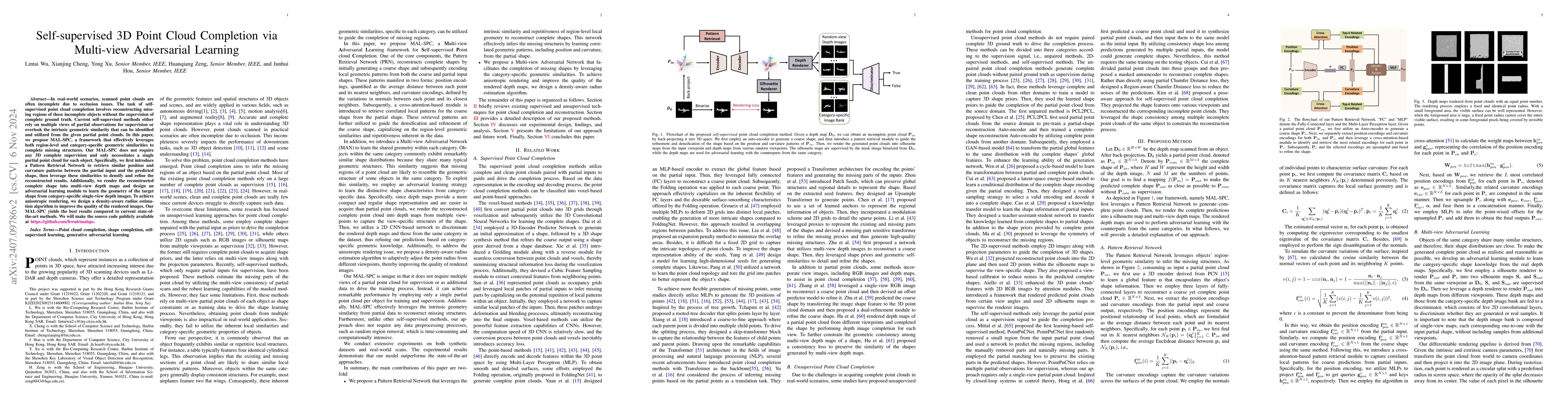 Thumbnail for Self-supervised 3D Point Cloud Completion via Multi-view Adversarial
  Learning