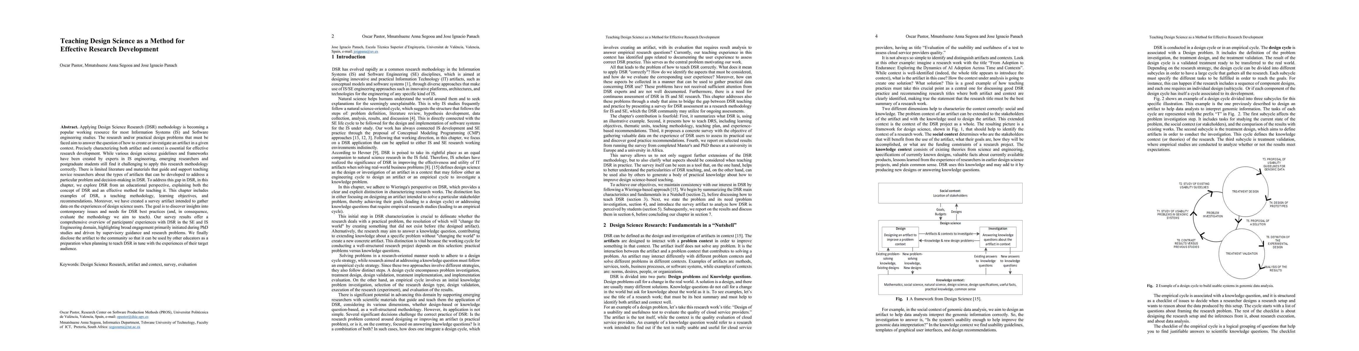 Thumbnail for Teaching Design Science as a Method for Effective Research Development