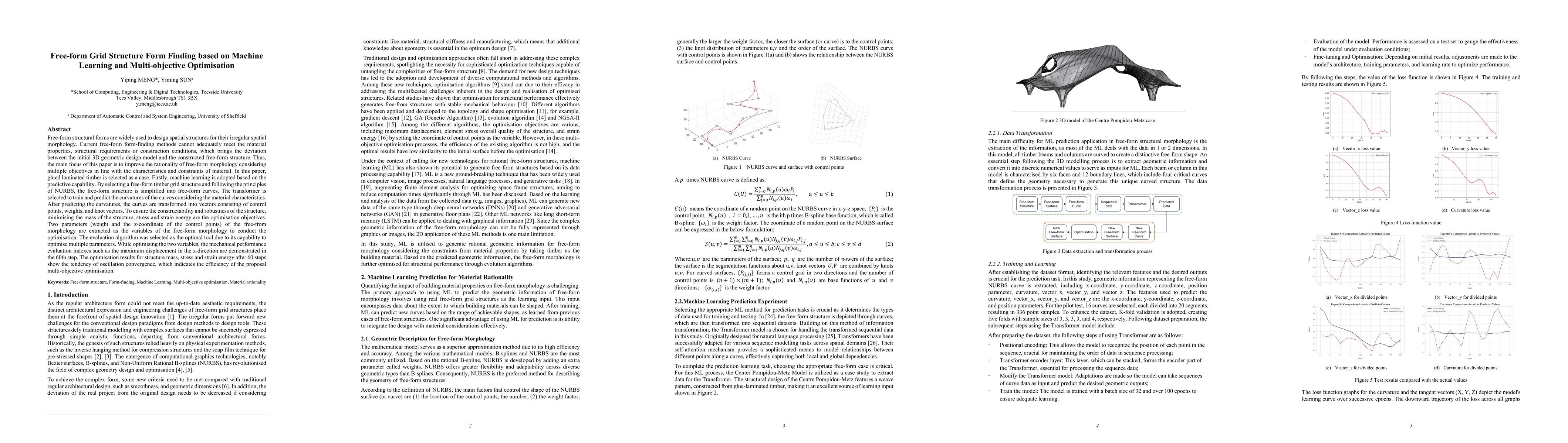 Thumbnail for Free-form Grid Structure Form Finding based on Machine Learning and
  Multi-objective Optimisation