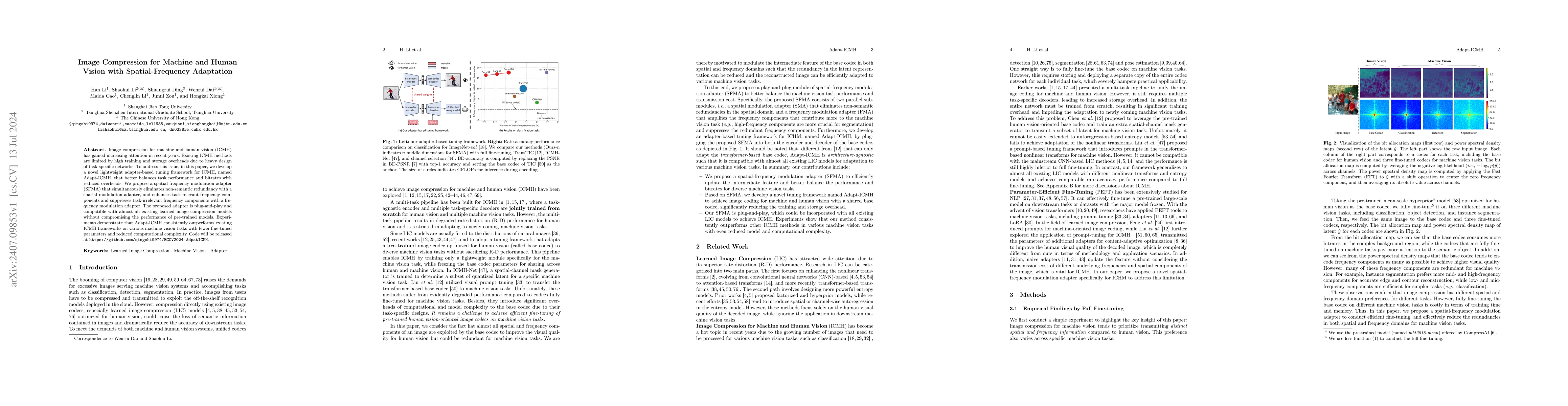 Thumbnail for Image Compression for Machine and Human Vision with Spatial-Frequency
  Adaptation