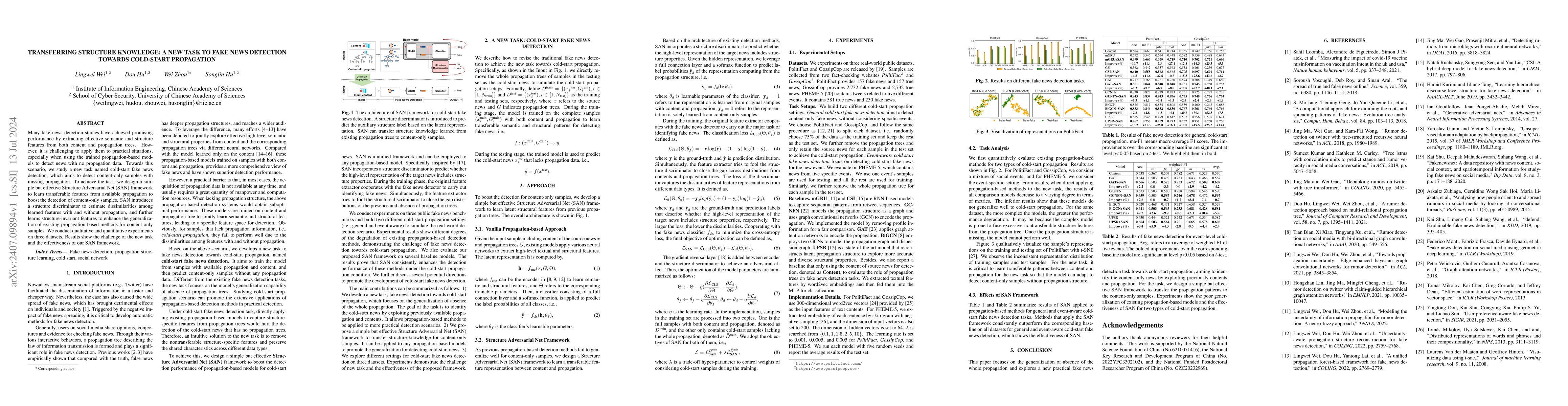 Thumbnail for Transferring Structure Knowledge: A New Task to Fake news Detection
  Towards Cold-Start Propagation