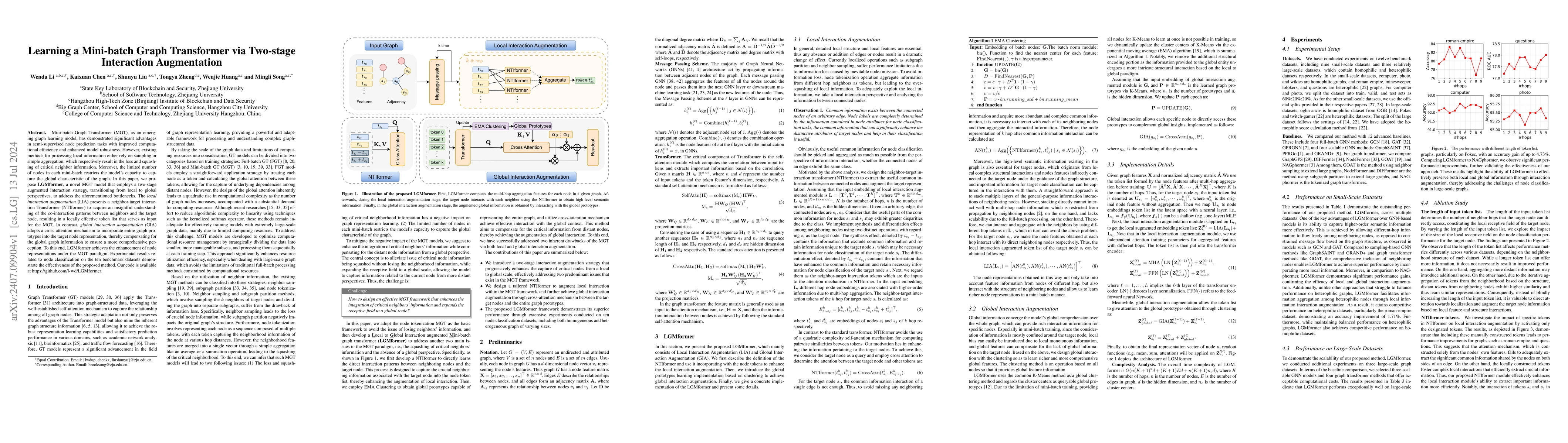 Thumbnail for Learning a Mini-batch Graph Transformer via Two-stage Interaction
  Augmentation