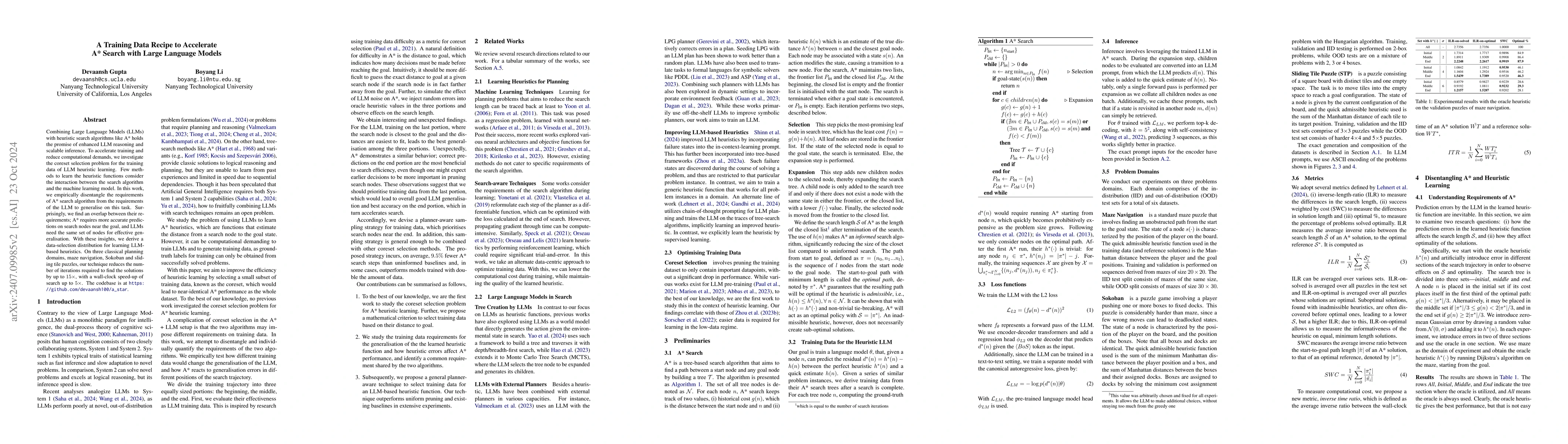 Thumbnail for A Training Data Recipe to Accelerate A* Search with Language Models