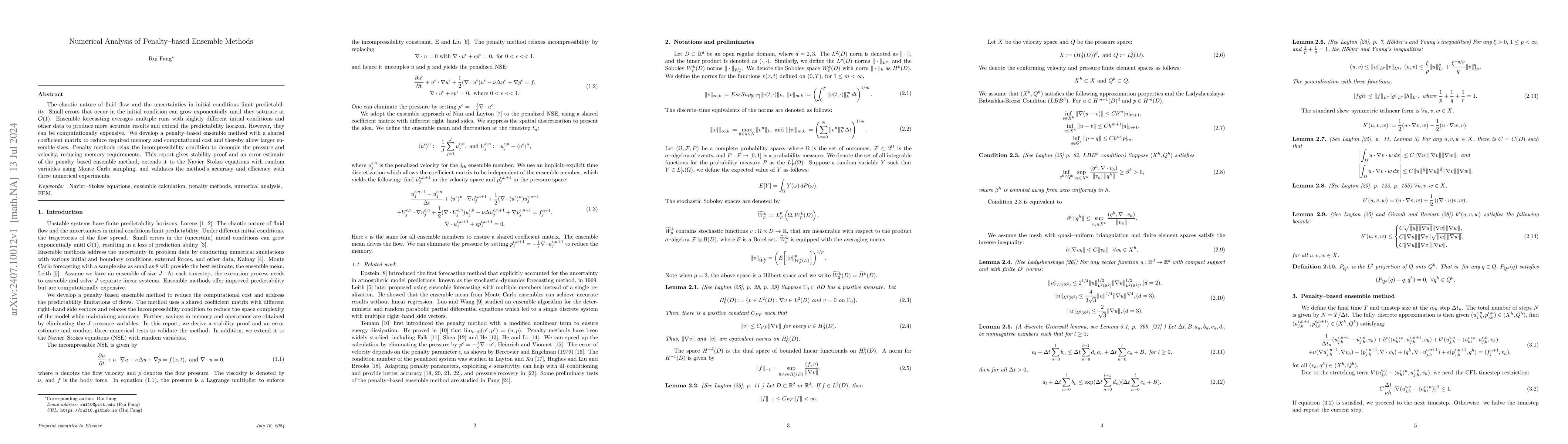 Thumbnail for Numerical Analysis of Penalty-based Ensemble Methods