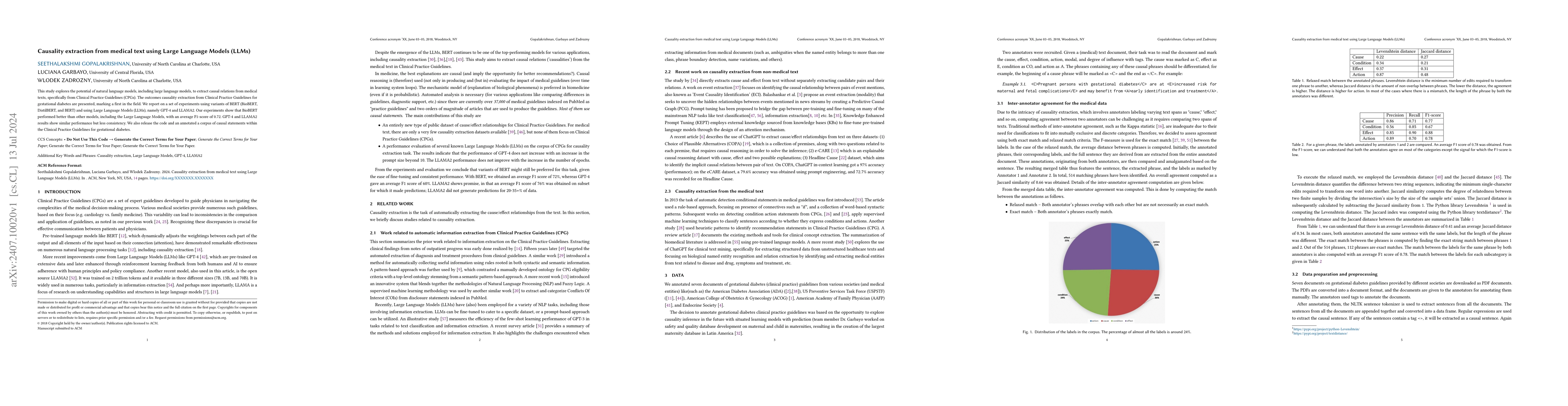 Thumbnail for Causality extraction from medical text using Large Language Models
  (LLMs)