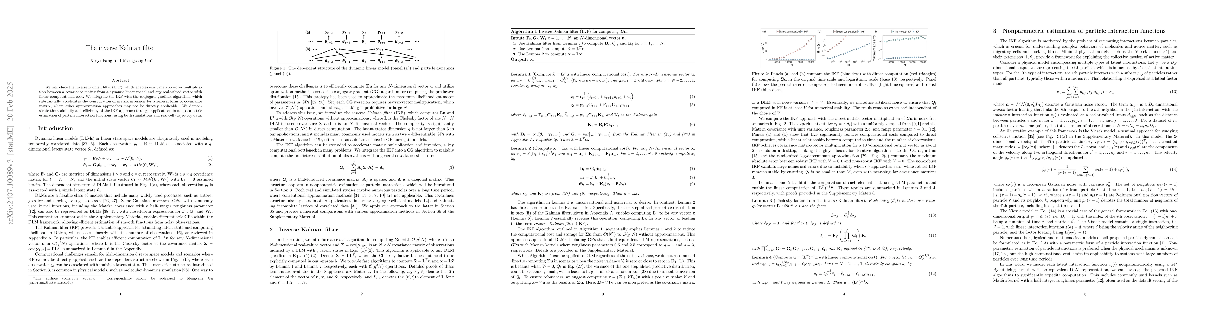 Thumbnail for The inverse Kalman filter