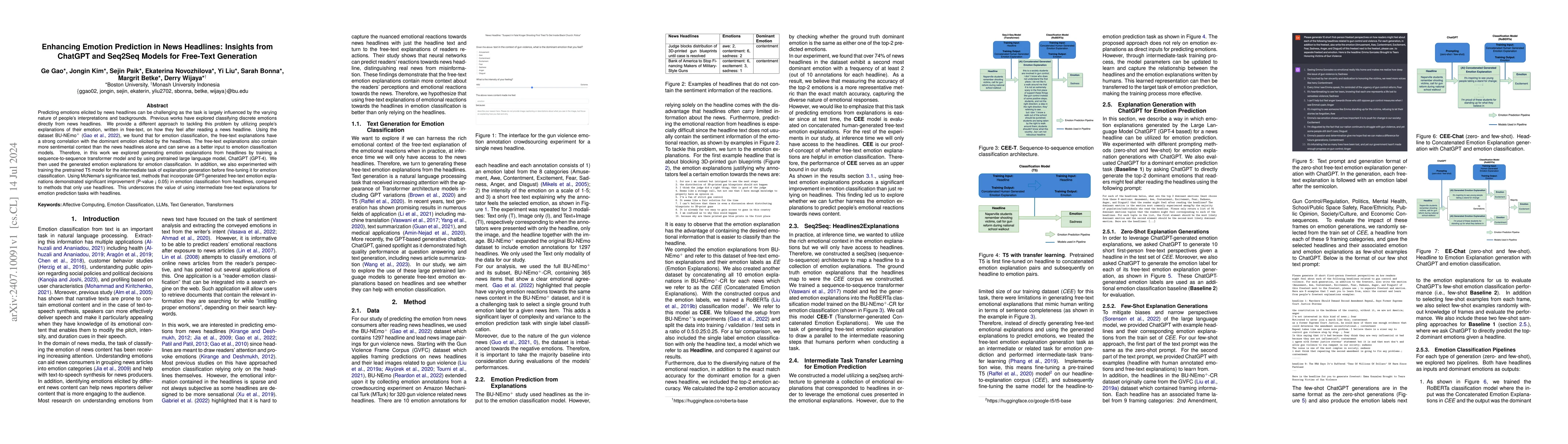 Thumbnail for Enhancing Emotion Prediction in News Headlines: Insights from ChatGPT
  and Seq2Seq Models for Free-Text Generation