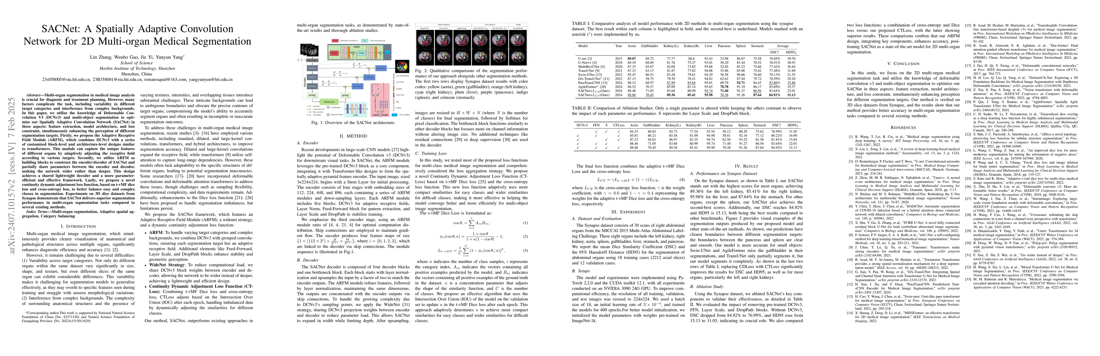 Thumbnail for SACNet: A Spatially Adaptive Convolution Network for 2D Multi-organ
  Medical Segmentation