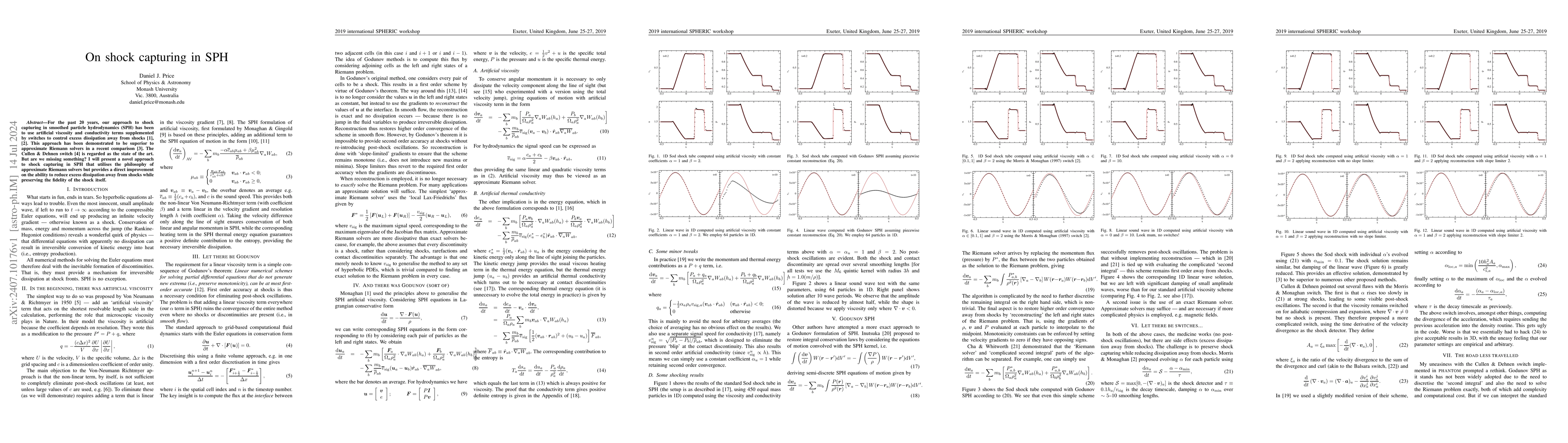 Thumbnail for On shock capturing in smoothed particle hydrodynamics