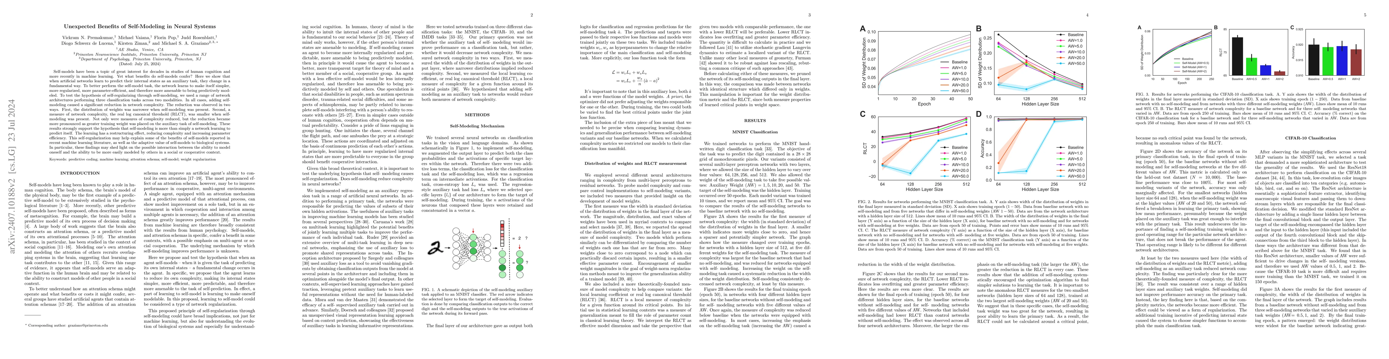 Thumbnail for Unexpected Benefits of Self-Modeling in Neural Systems