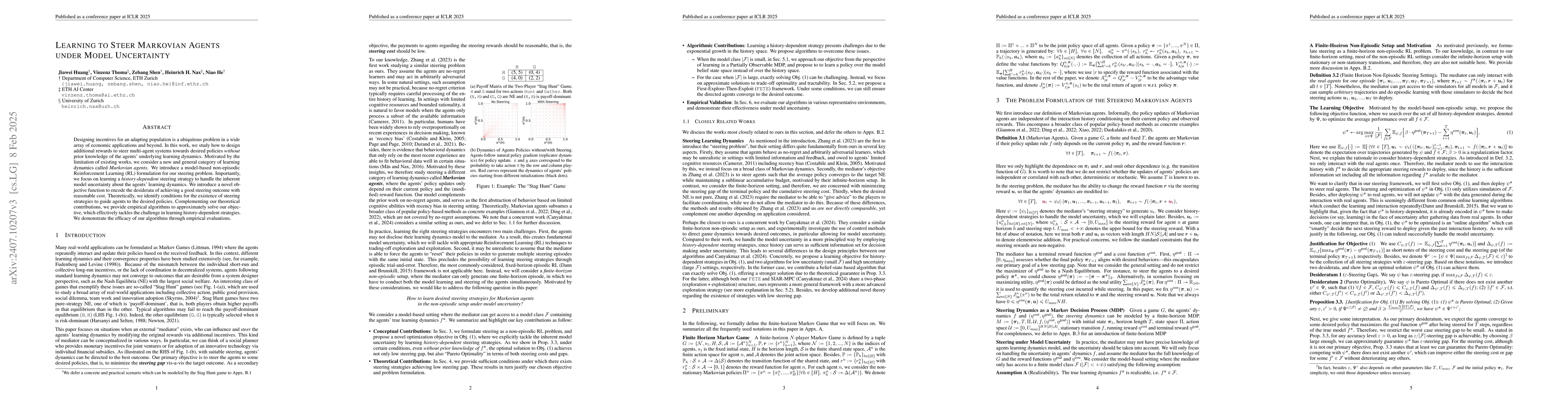 Thumbnail for Learning to Steer Markovian Agents under Model Uncertainty