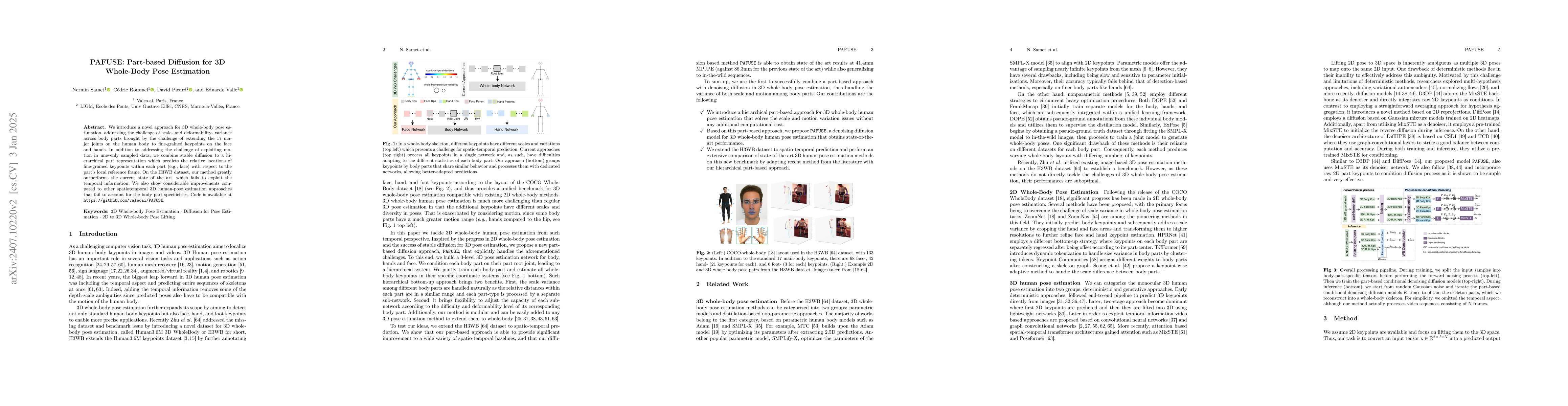 Thumbnail for PAFUSE: Part-based Diffusion for 3D Whole-Body Pose Estimation