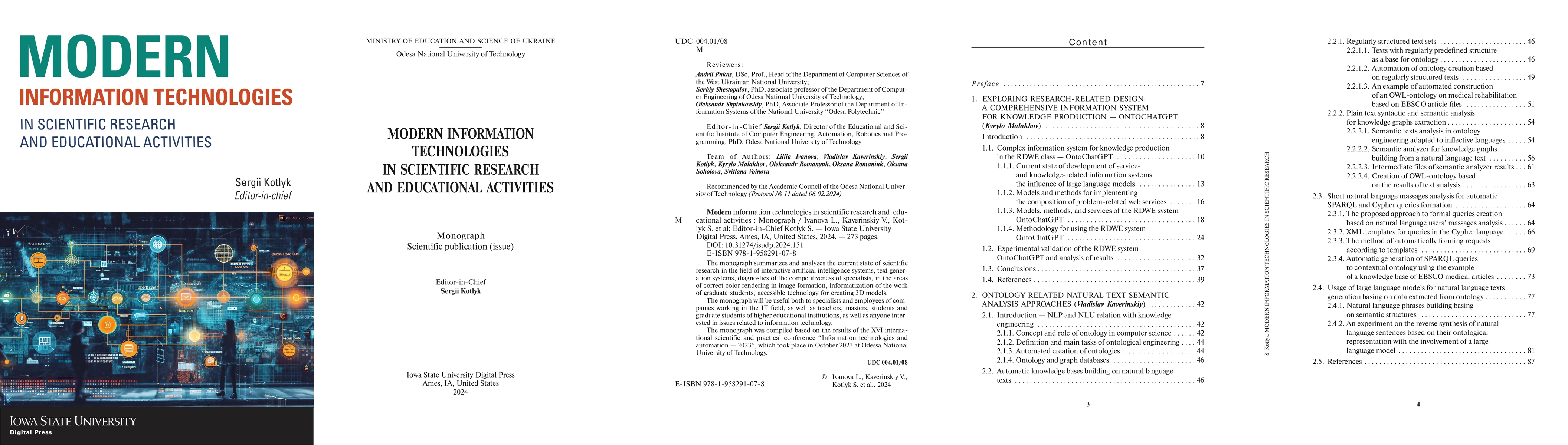 Thumbnail for Modern Information Technologies in Scientific Research and Educational
  Activities