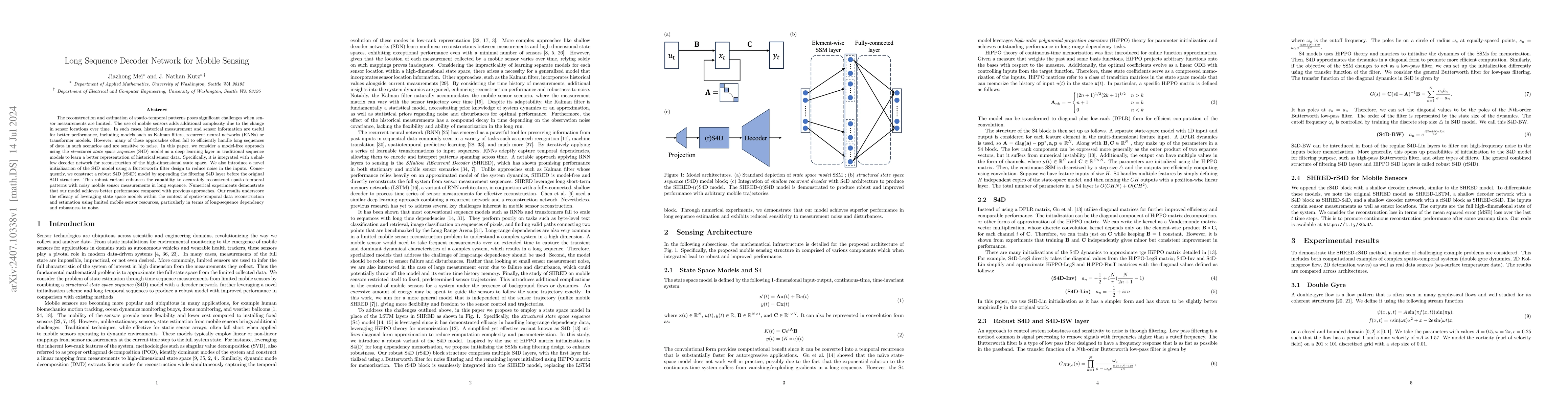 Thumbnail for Long Sequence Decoder Network for Mobile Sensing