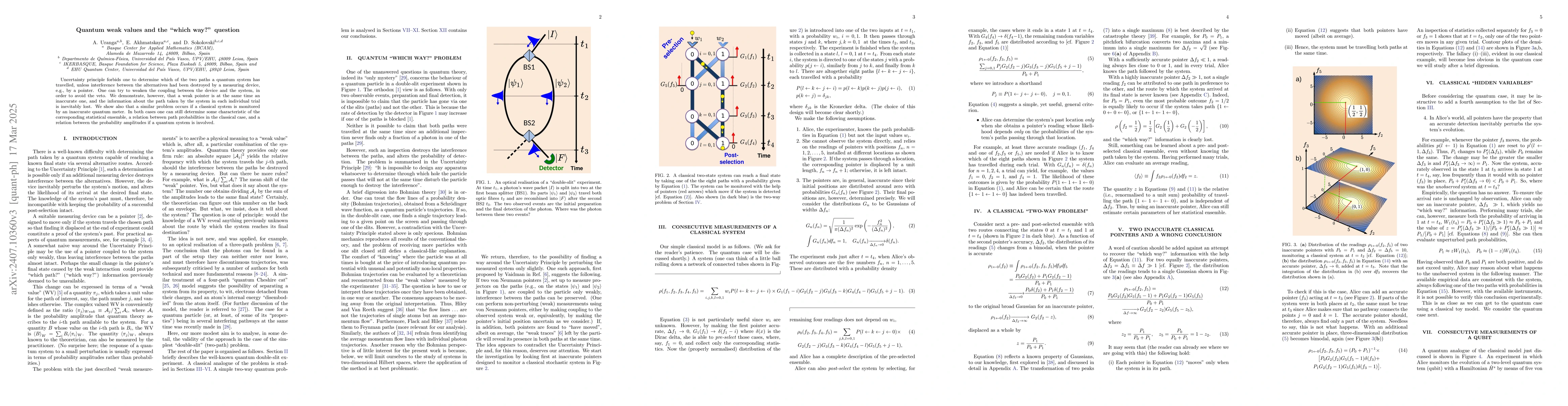 Thumbnail for Quantum weak values and the 'which way?' question