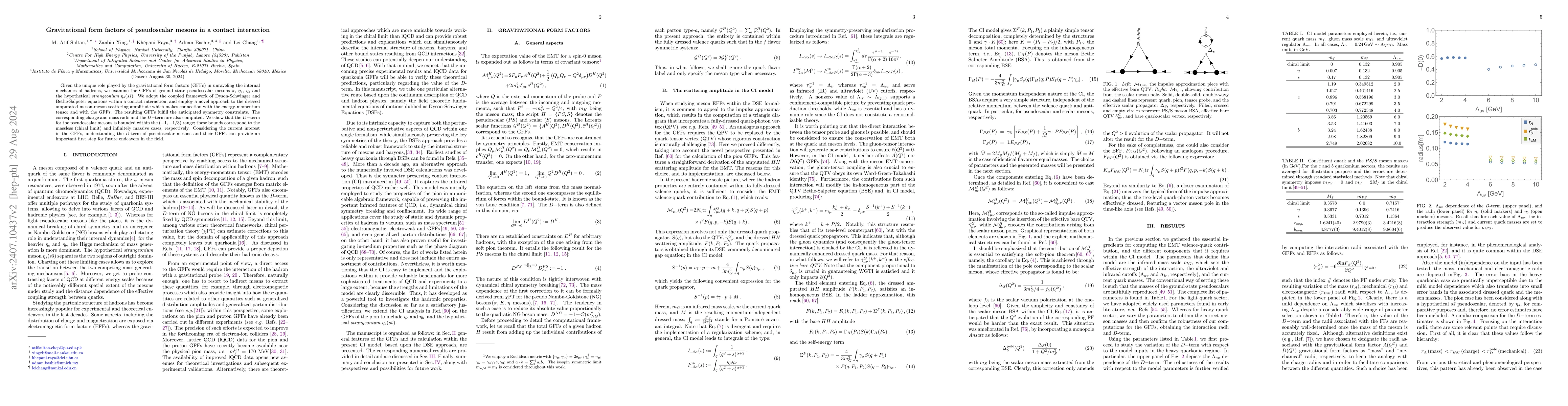 Thumbnail for Gravitational form factors of pseudoscalar mesons in a contact
  interaction