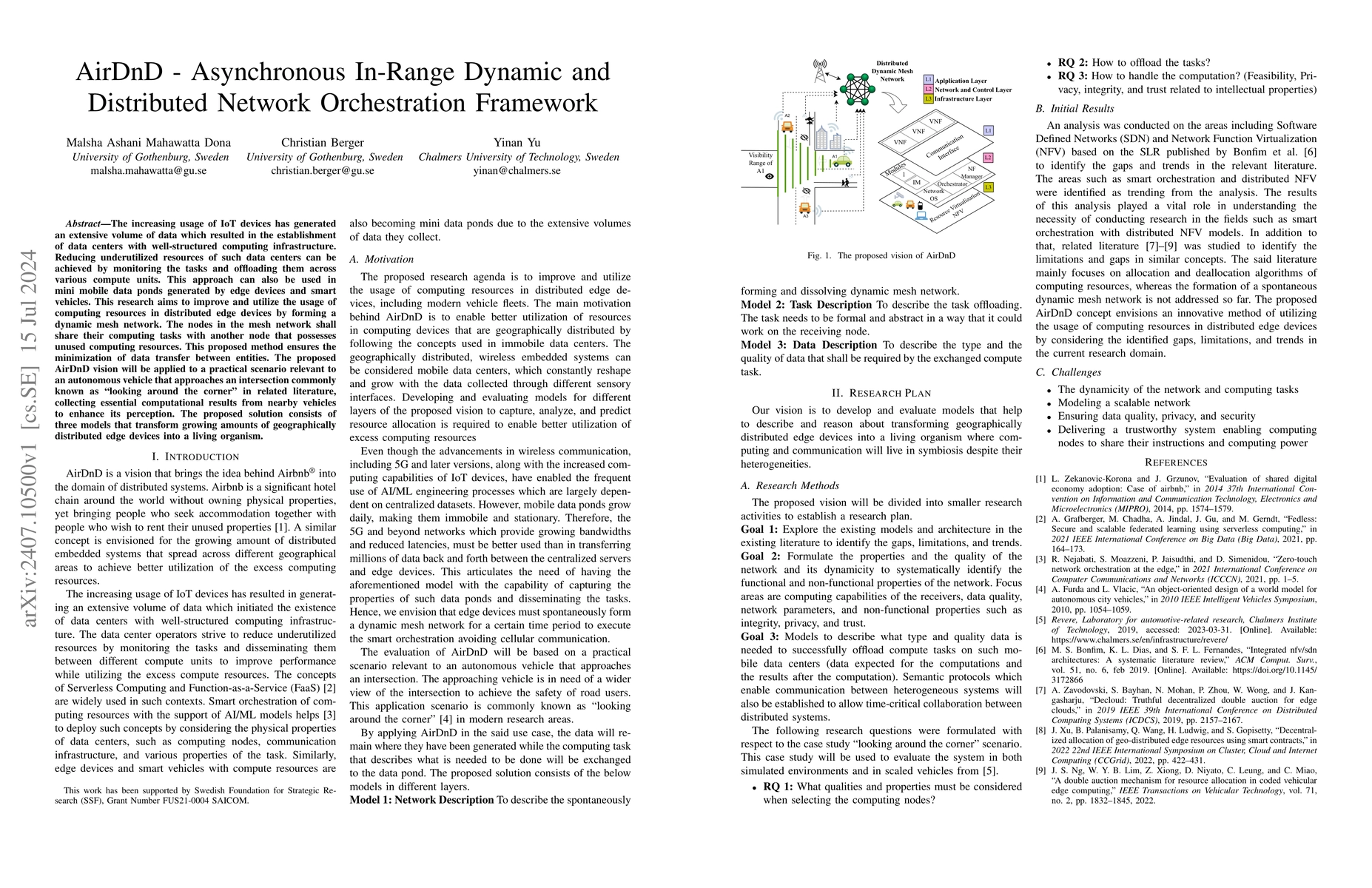 Thumbnail for AirDnD -- Asynchronous In-Range Dynamic and Distributed Network
  Orchestration Framework