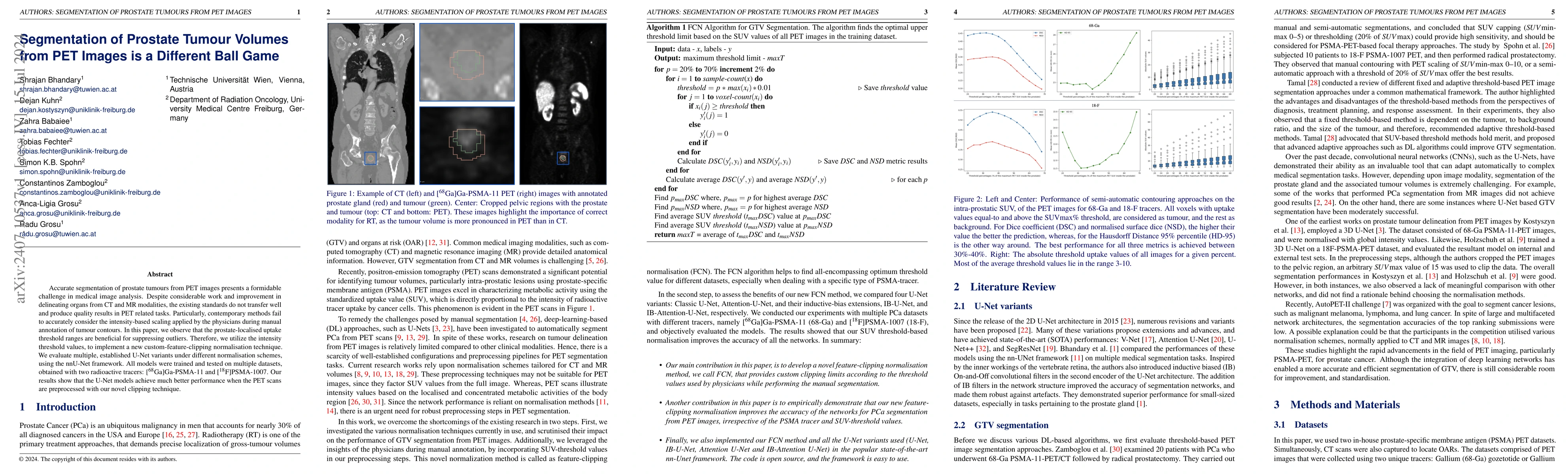 Thumbnail for Segmentation of Prostate Tumour Volumes from PET Images is a Different
  Ball Game