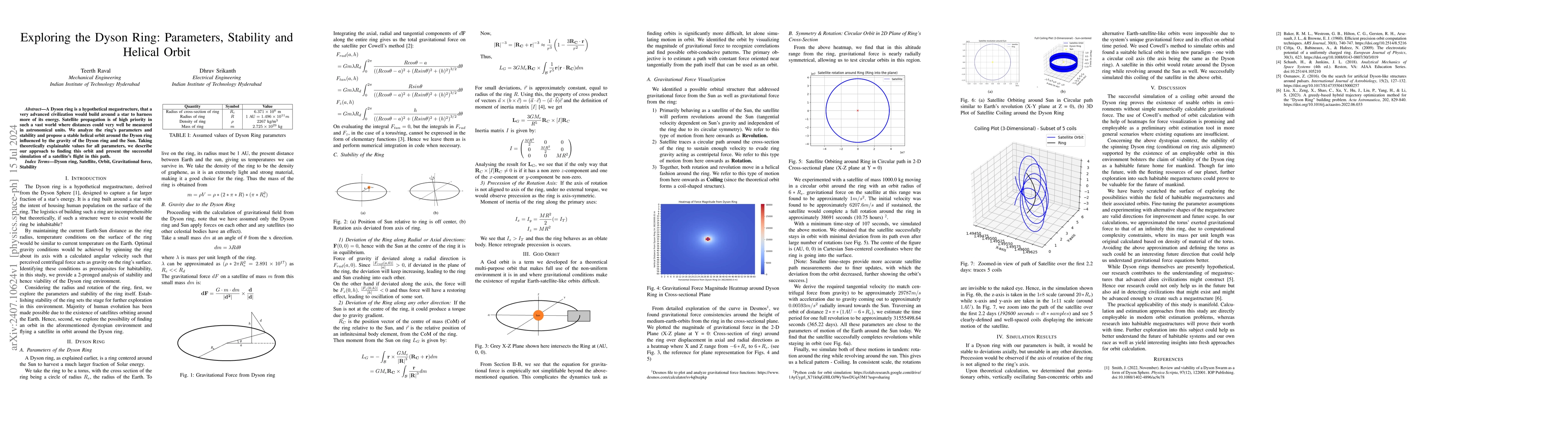 Thumbnail for Exploring the Dyson Ring: Parameters, Stability and Helical Orbit