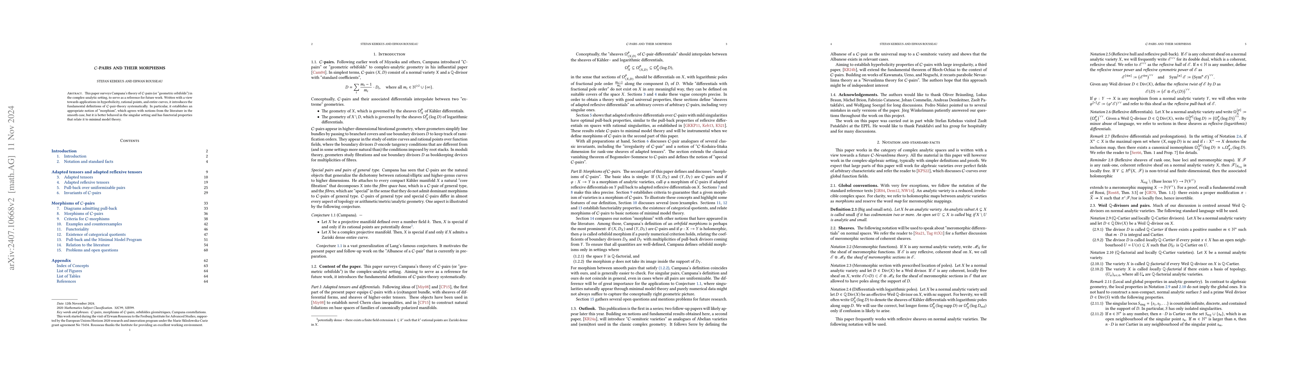 Thumbnail for C-pairs and their morphisms