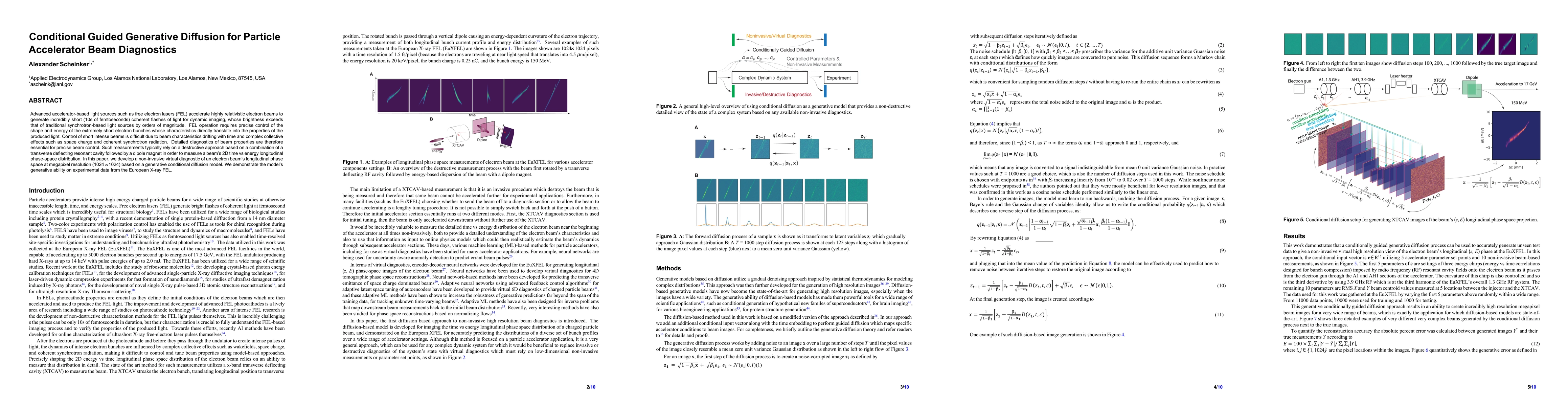 Thumbnail for Conditional Guided Generative Diffusion for Particle Accelerator Beam
  Diagnostics