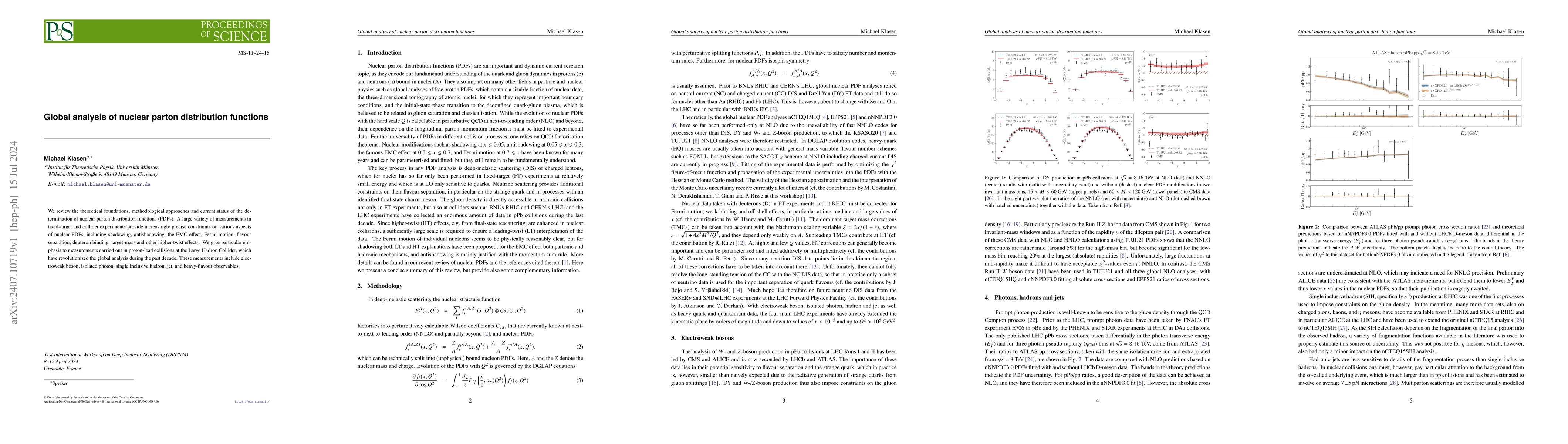 Thumbnail for Global analysis of nuclear parton distribution functions