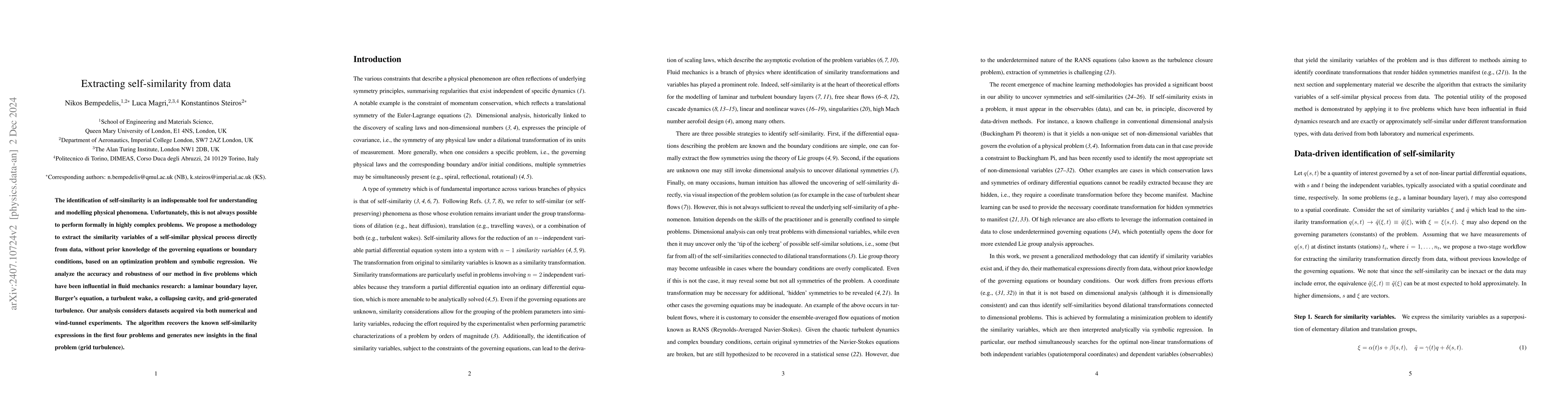 Thumbnail for Extracting self-similarity from data