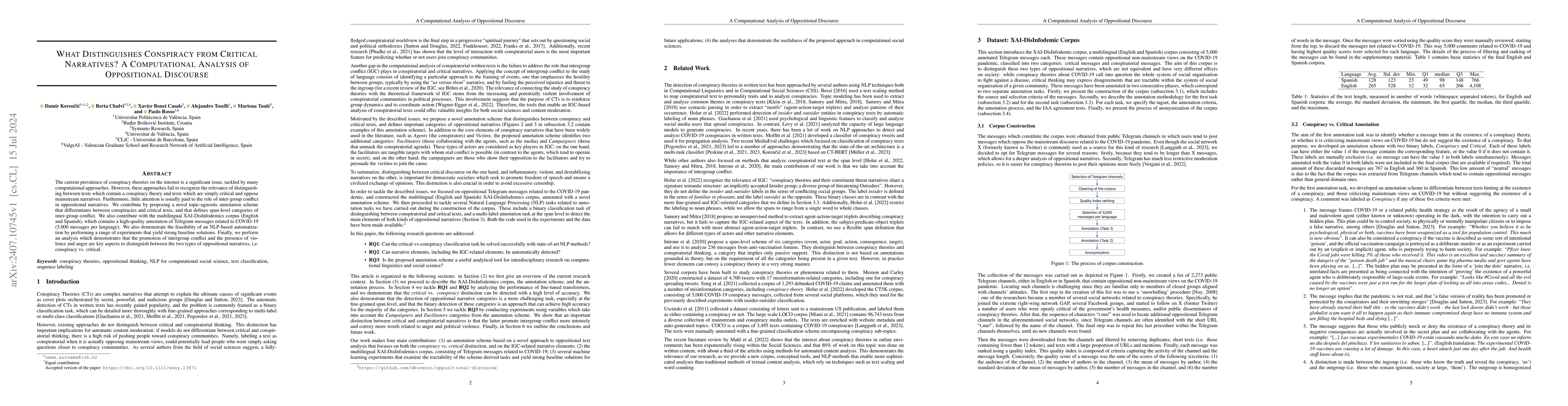 Thumbnail for What distinguishes conspiracy from critical narratives? A computational
  analysis of oppositional discourse