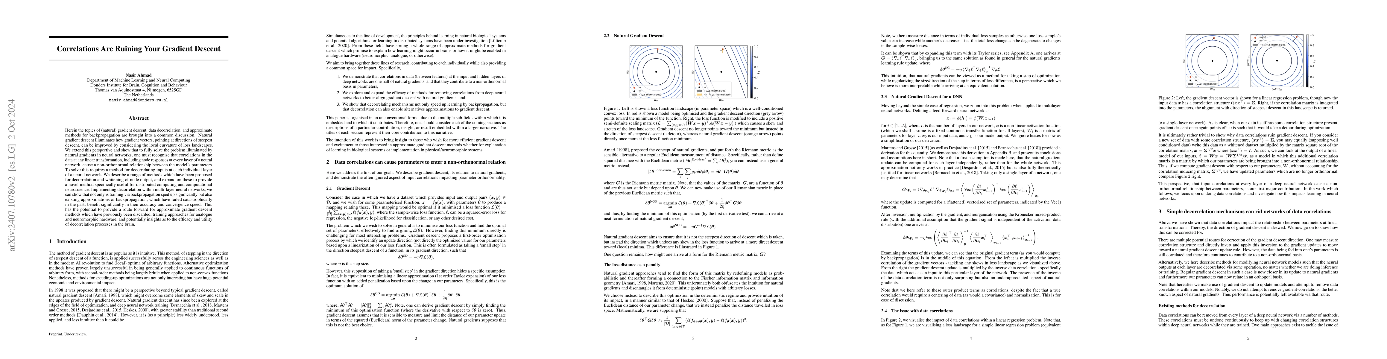 Thumbnail for Correlations Are Ruining Your Gradient Descent