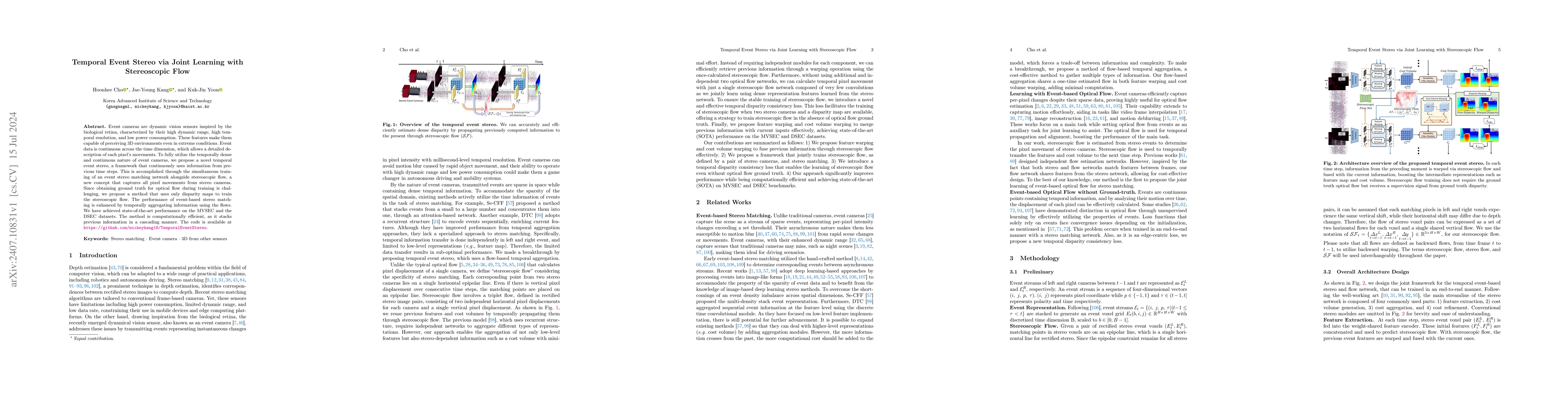 Thumbnail for Temporal Event Stereo via Joint Learning with Stereoscopic Flow