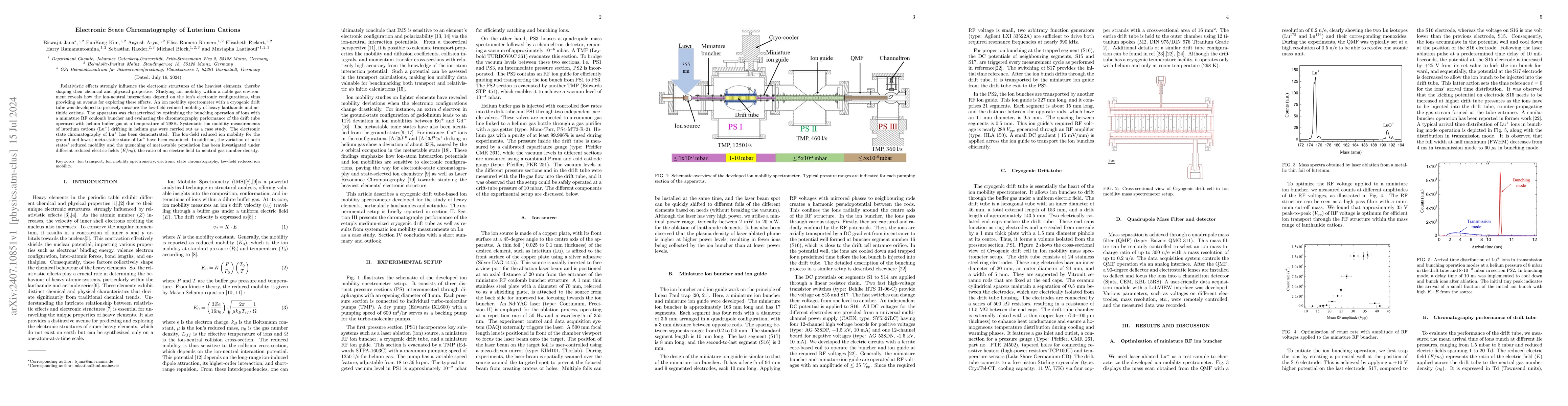 Thumbnail for Electronic State Chromatography of Lutetium Cations