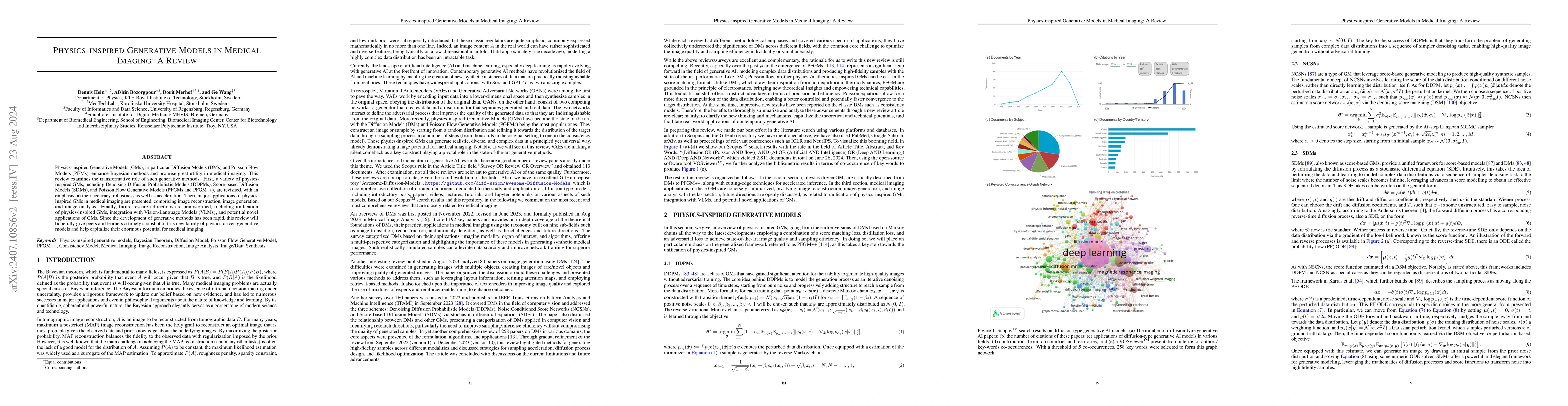 Thumbnail for Physics-Inspired Generative Models in Medical Imaging: A Review