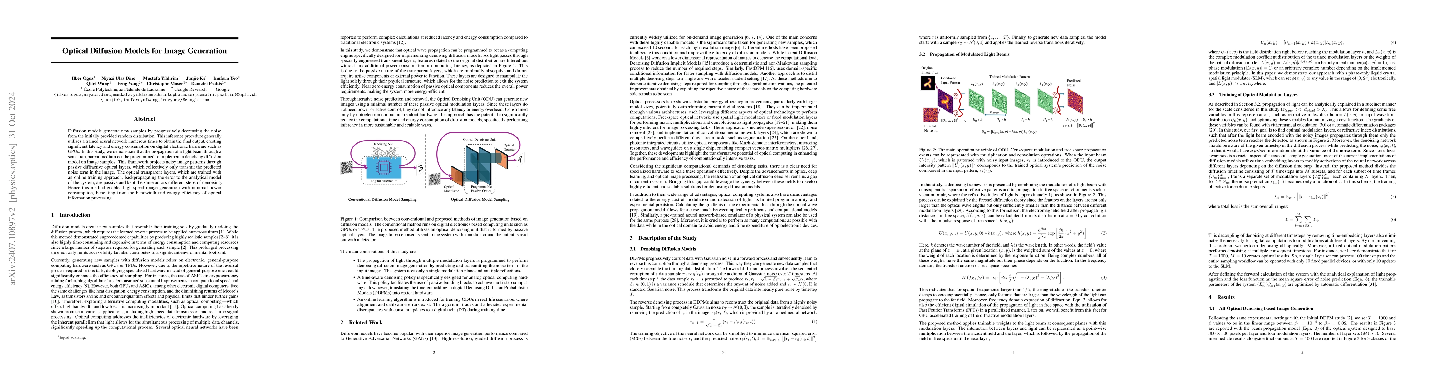 Thumbnail for Optical Diffusion Models for Image Generation