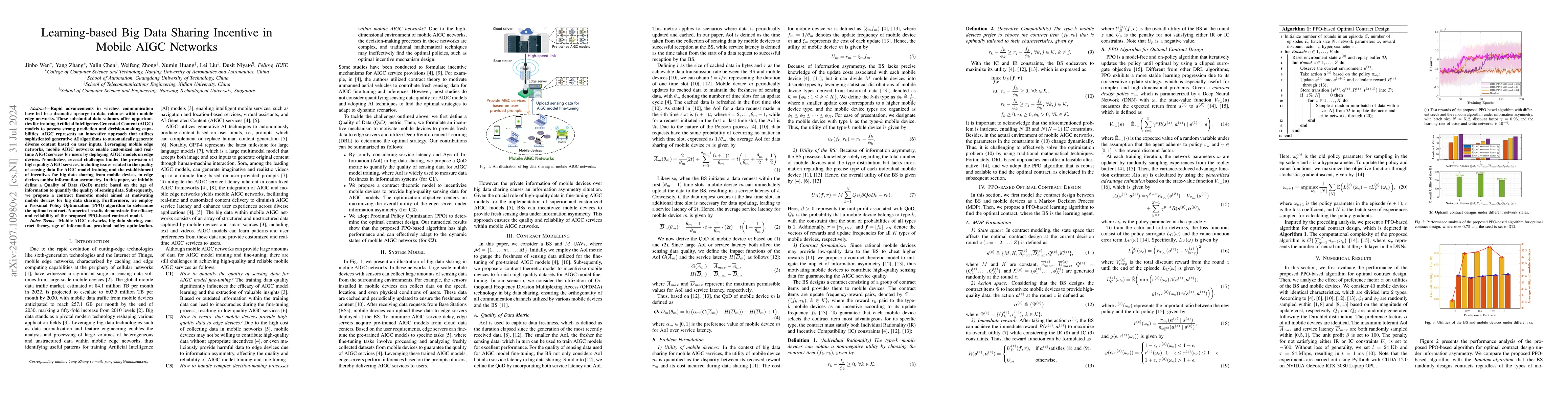 Thumbnail for Learning-based Big Data Sharing Incentive in Mobile AIGC Networks