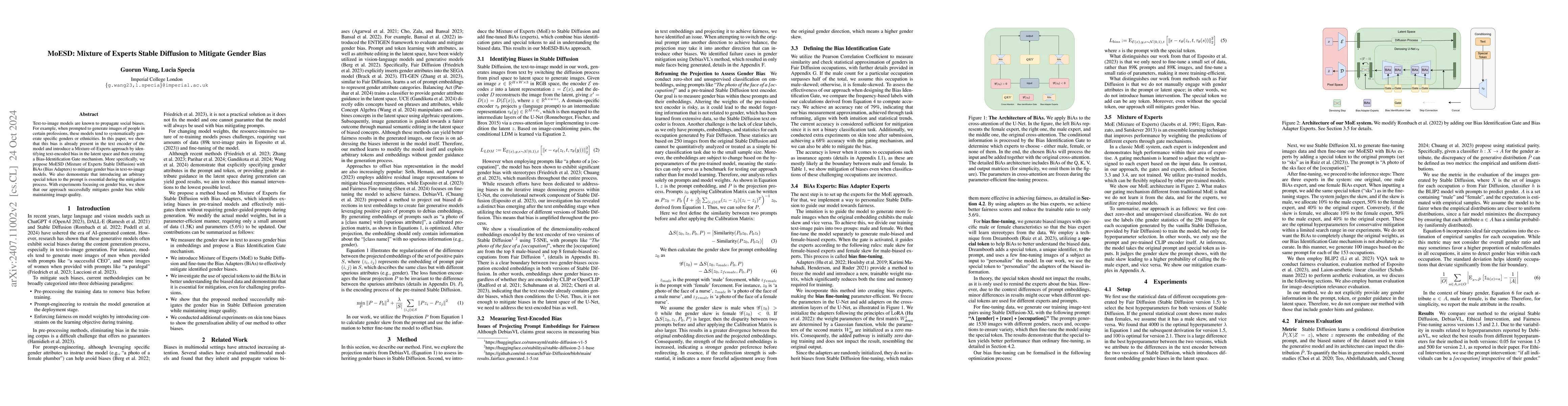 Thumbnail for MoESD: Mixture of Experts Stable Diffusion to Mitigate Gender Bias
