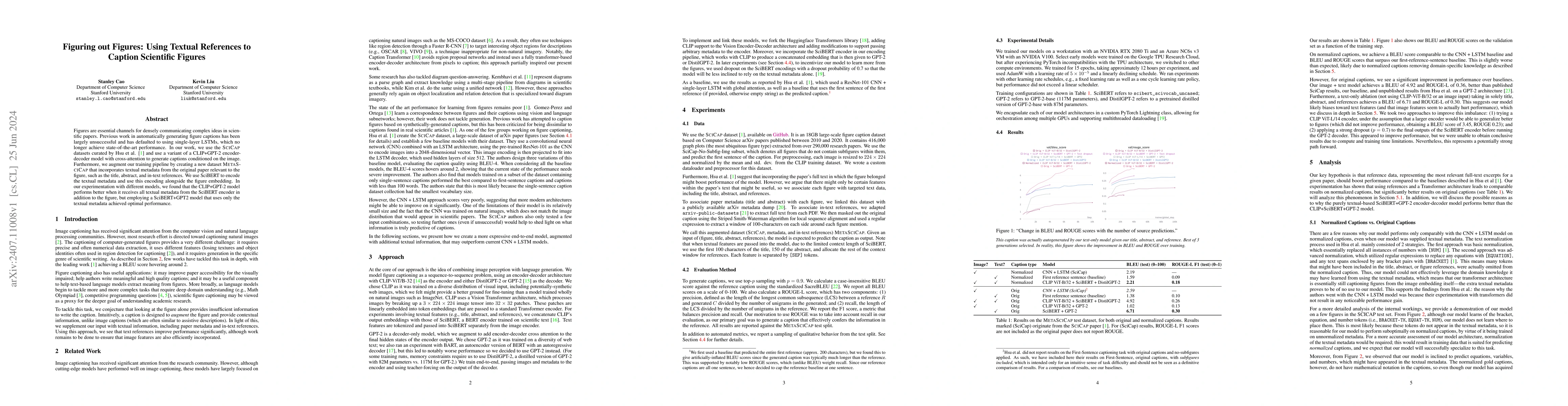 Thumbnail for Figuring out Figures: Using Textual References to Caption Scientific
  Figures