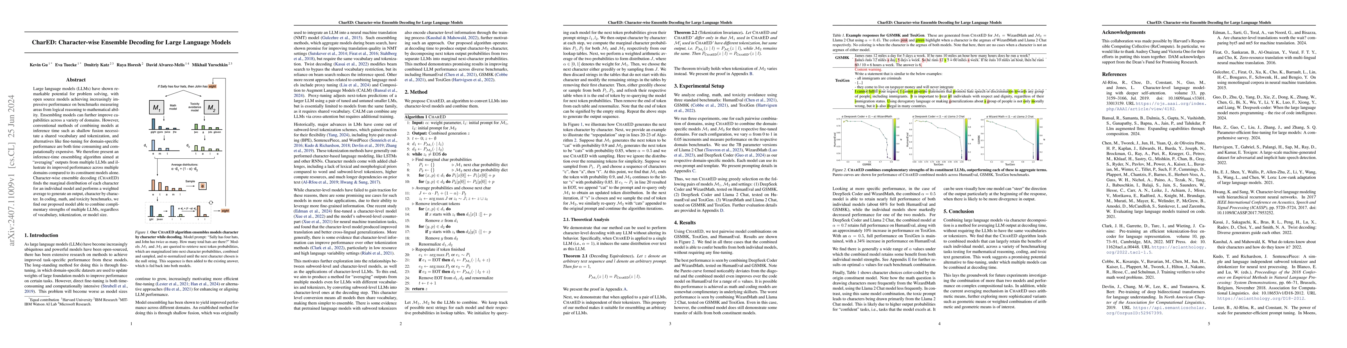 Thumbnail for CharED: Character-wise Ensemble Decoding for Large Language Models